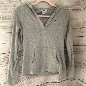 Lacoste Chic Grey Hoodie